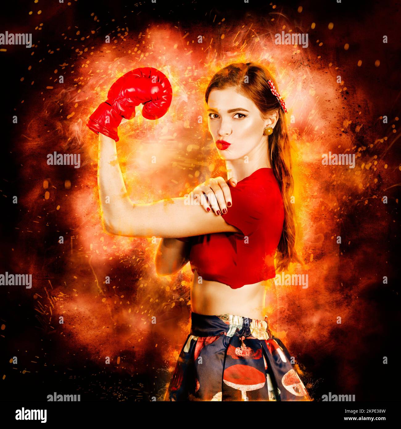 Glory kickboxing girl hires stock photography and images Alamy