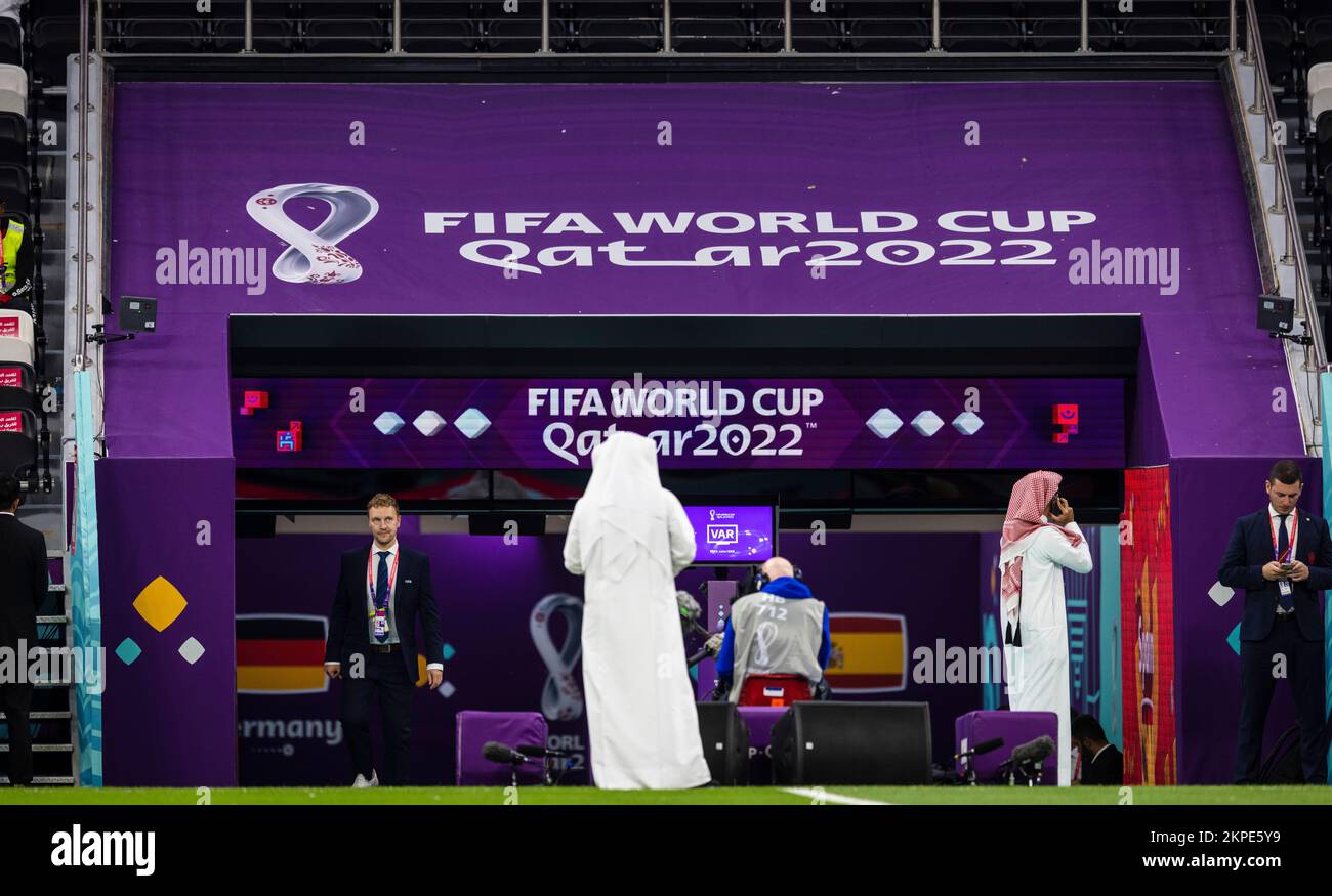 Doha, Qatar. 27th Nov, 2022.  Jochen Steinhoff (FIFA) Germany - Spain Deutschland - Spanien World Cup 2022 in Qatar 27.11.2022 Credit: Moritz Müller Stock Photo