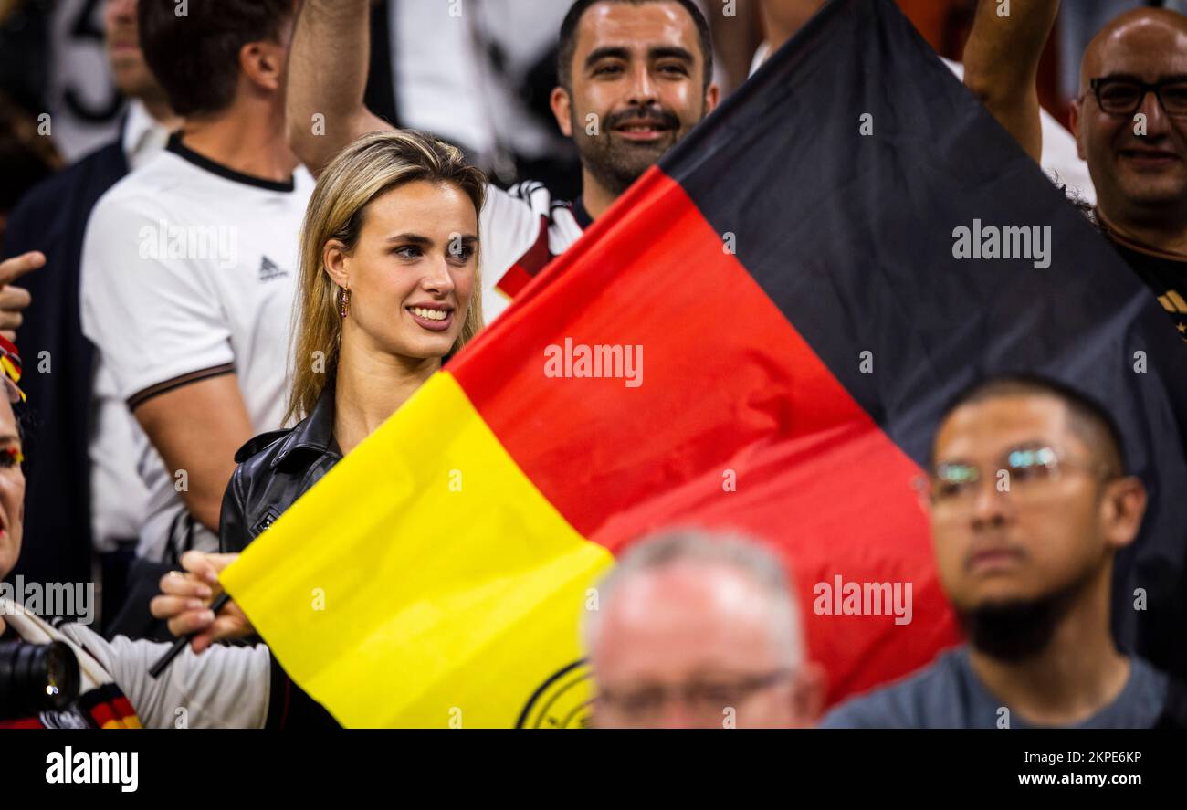 Doha, Qatar. 27th Nov, 2022. Luise Neck girlfriend of Julian Brandt  (Deutschland) Germany - Spain Deutschland - Spanien World Cup 2022 in Qatar  27.11 Stock Photo - Alamy