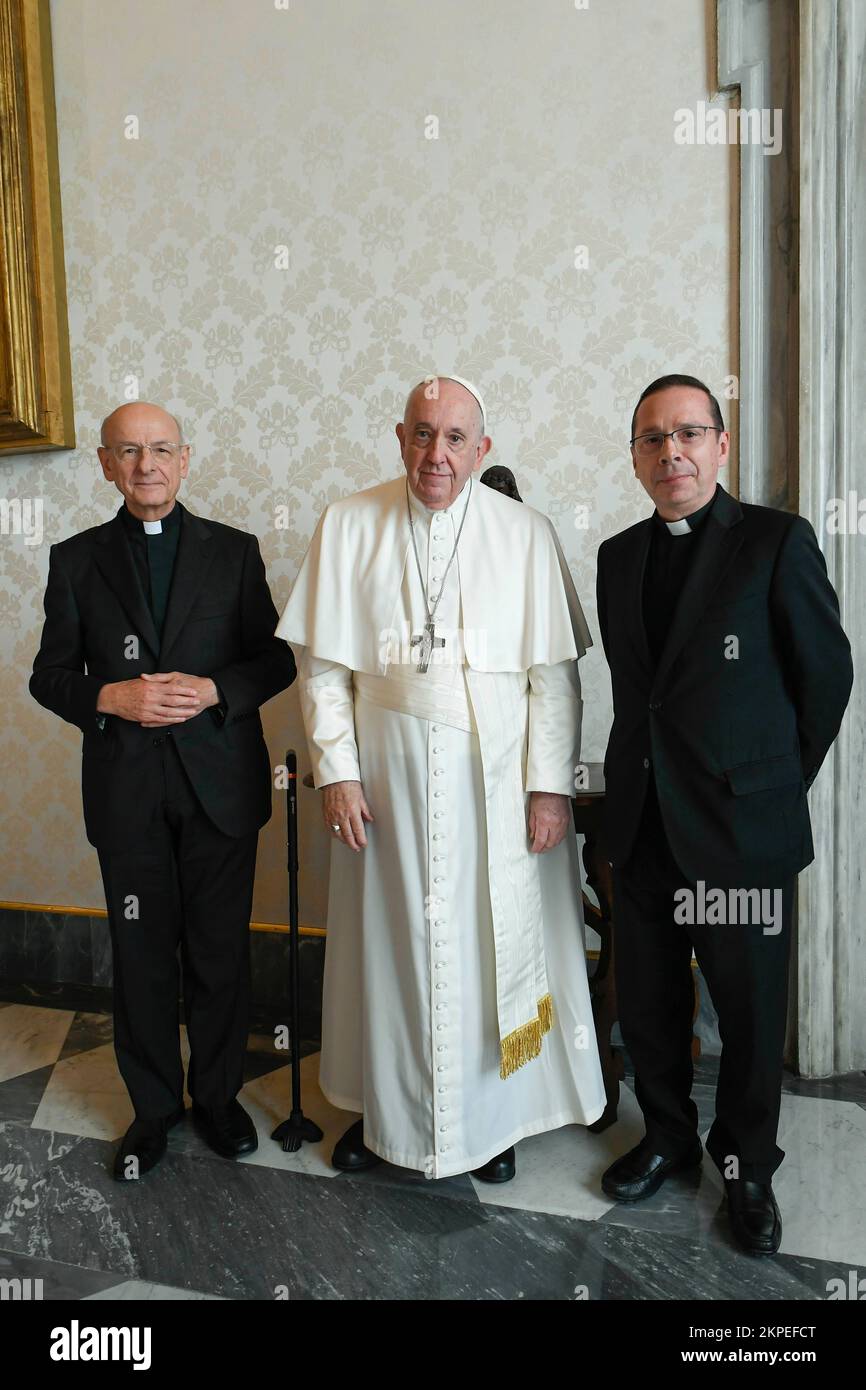 Italy, Rome, Vatican, 2022/11/29 .Pope Francis receives in audience