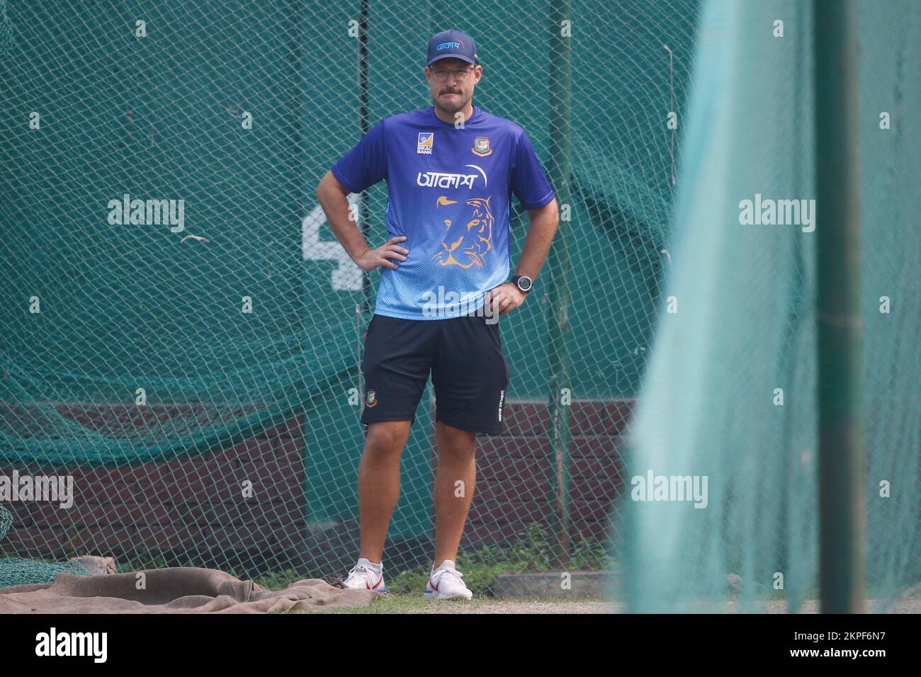 Daniel Vettori Bangladesh spine bowling coach along spinners at Shere