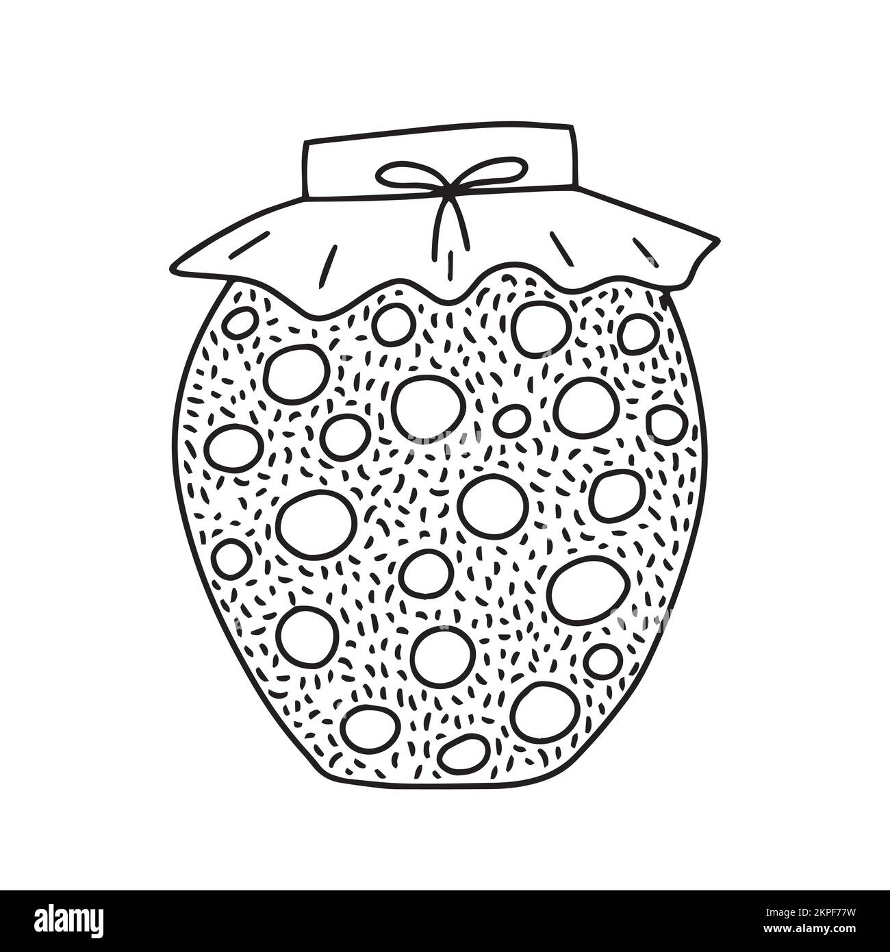 Doodle jam jar Stock Vector Image & Art Alamy