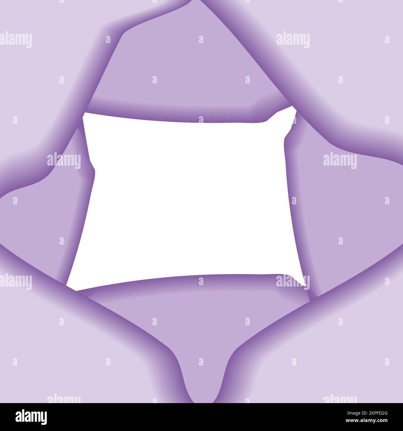 Abstract frame 3D background texture from shapes in trendy soft violet tint. Backdrop. Copyspace. Layout for an inscription or lettering. Backdrop for web, poster, greeting, brochure, postcard. EPS Stock Vector