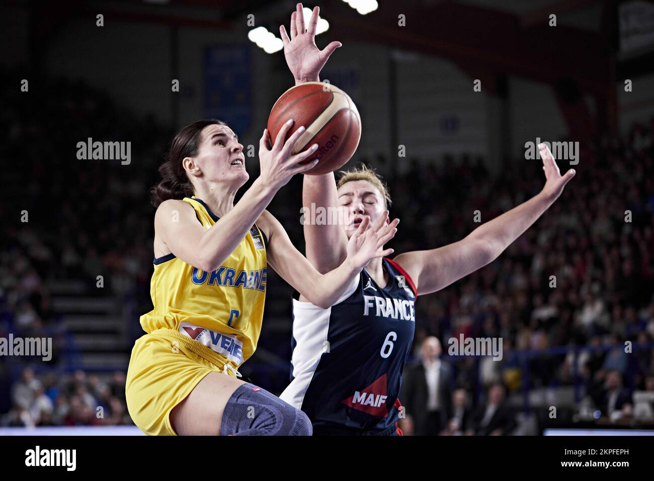 Viktoriia BALABAN (5) of Ukraine during the FIBA Women's EuroBasket