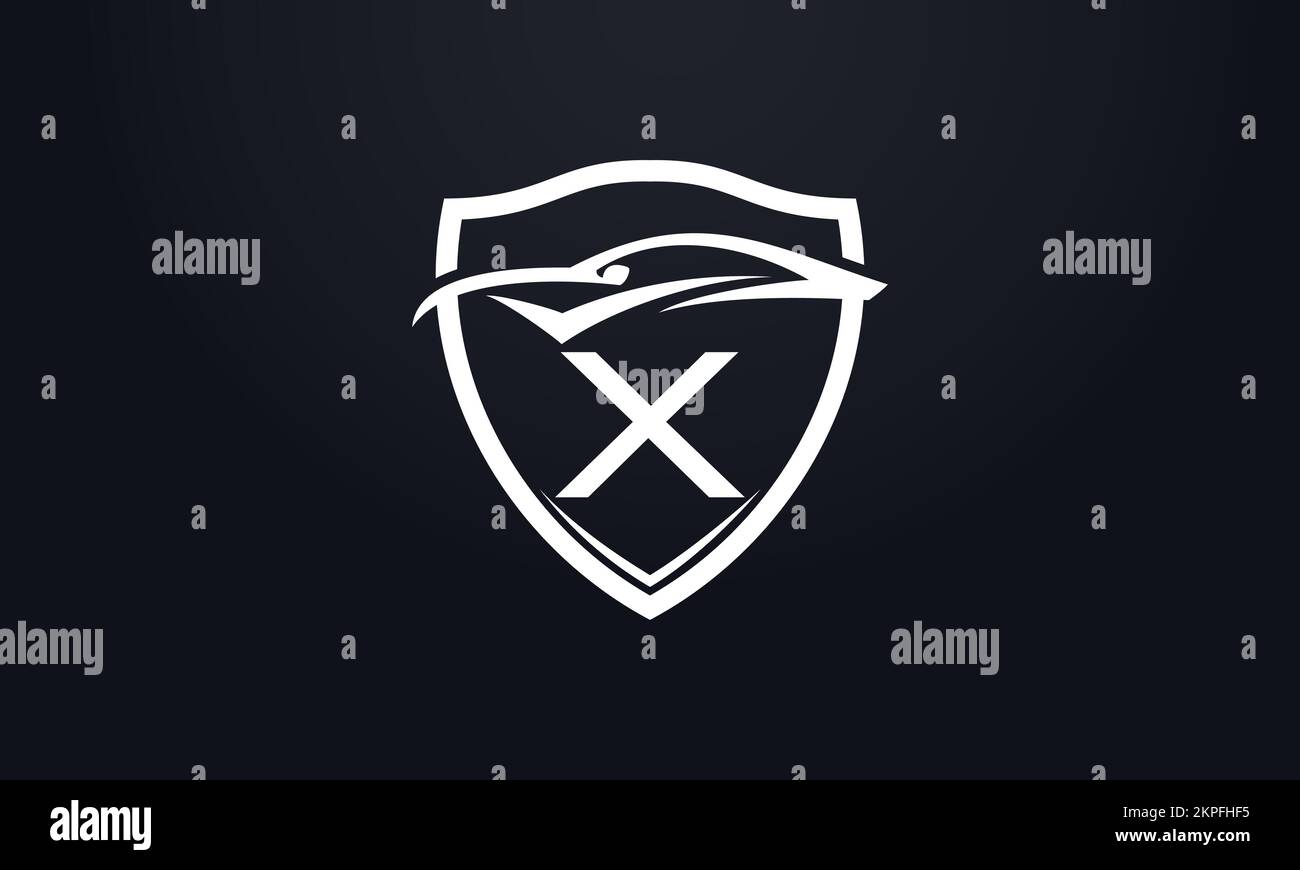 Automotive car logo design vector and shield sign with car auto service