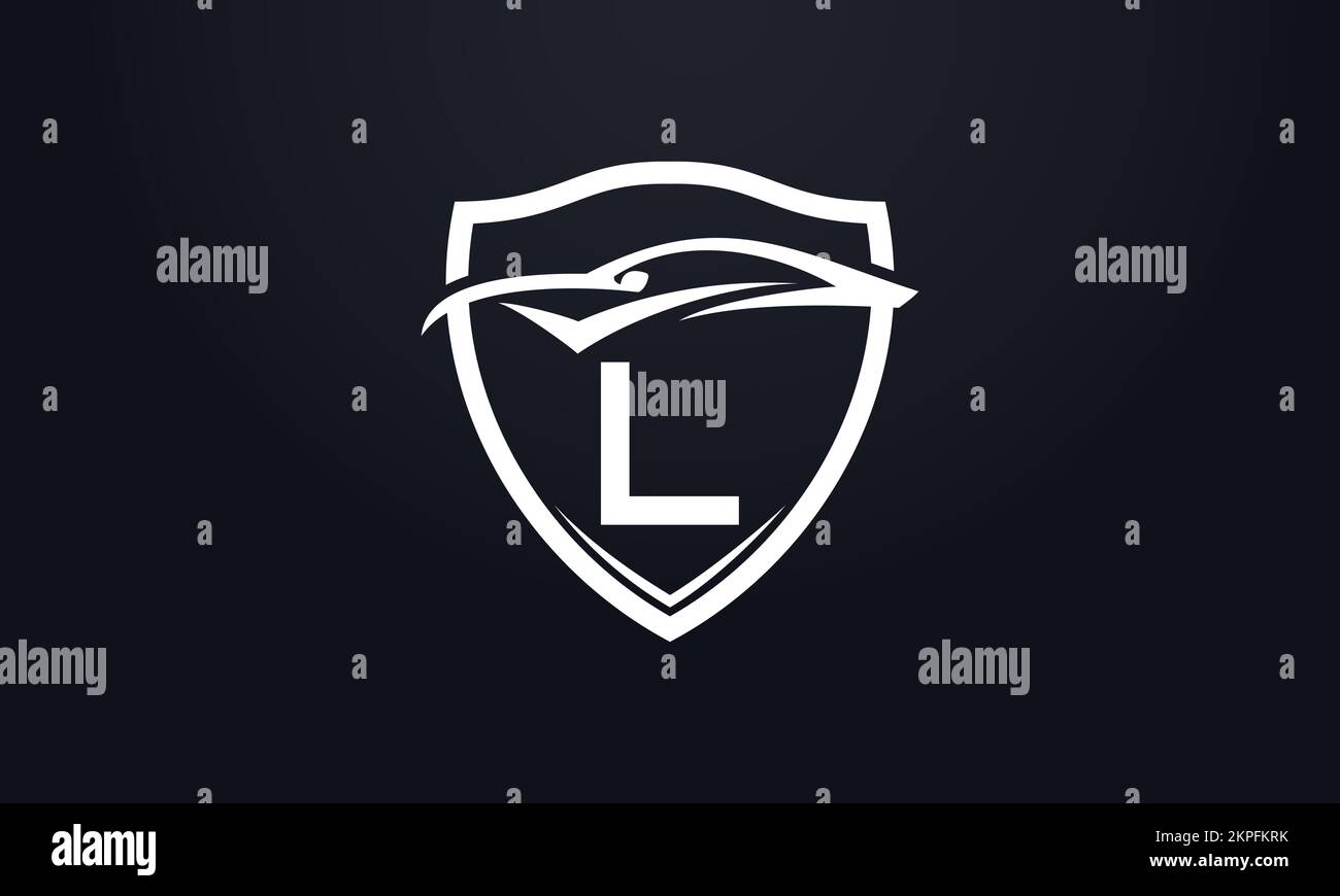 Automotive car logo design vector and shield sign with car auto service