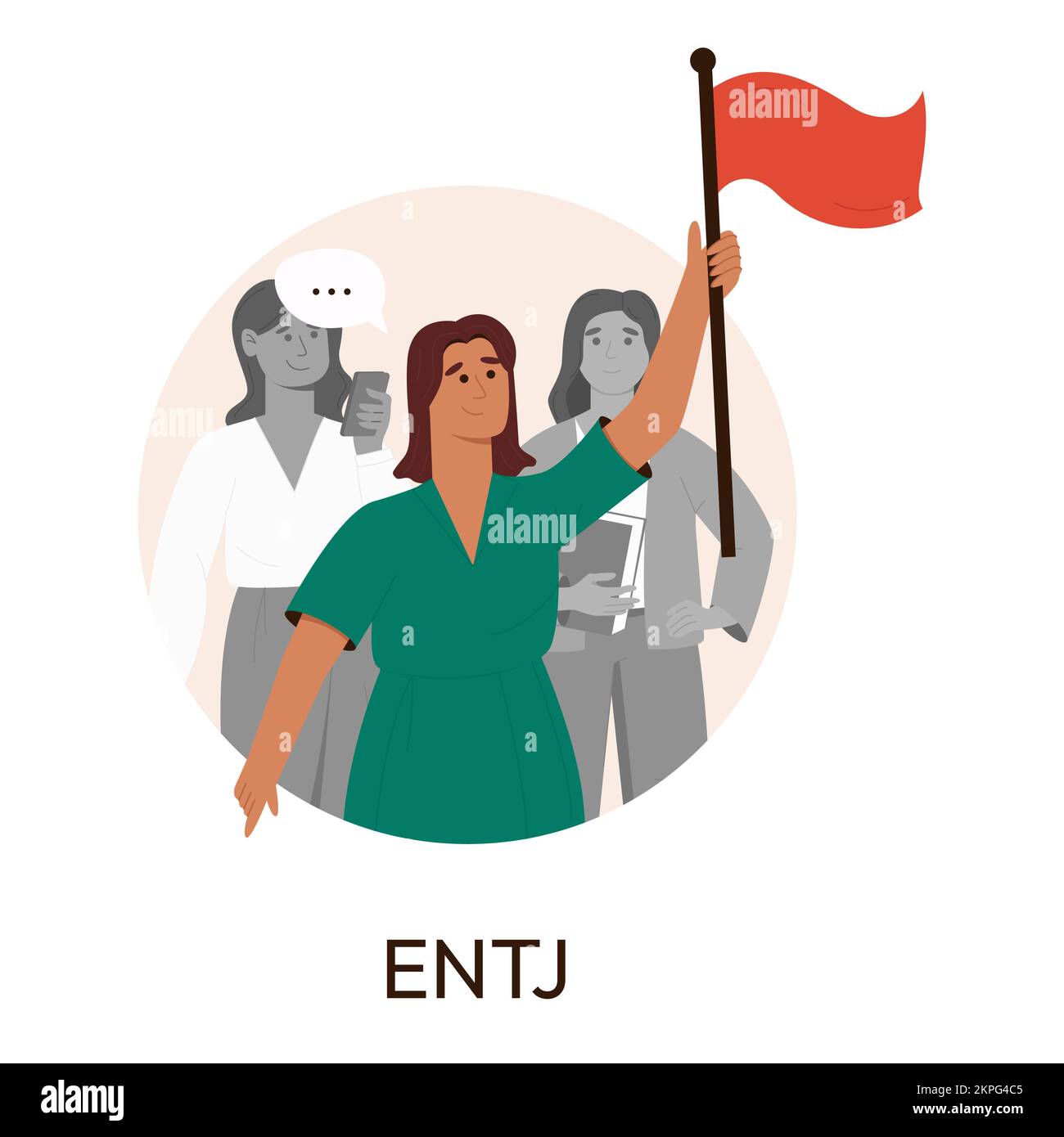 MBTI INTJ type person Stock Photo - Alamy