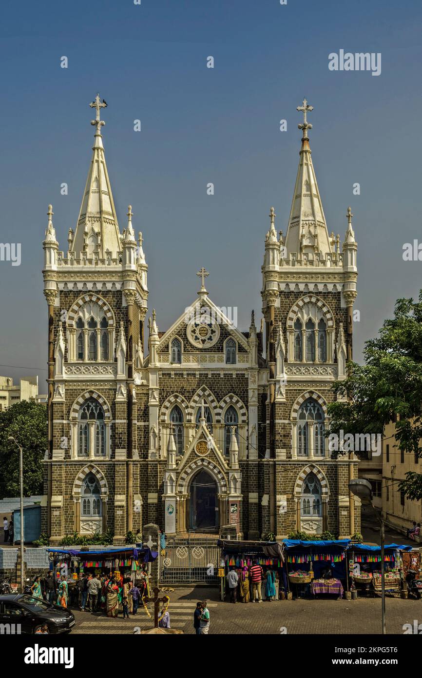 11 05 2016 heritage architecture-Mount Mary Church; Basilica of Our Lady of the Mount-Bandra Mumbai Maharashtra INDIA Stock Photo