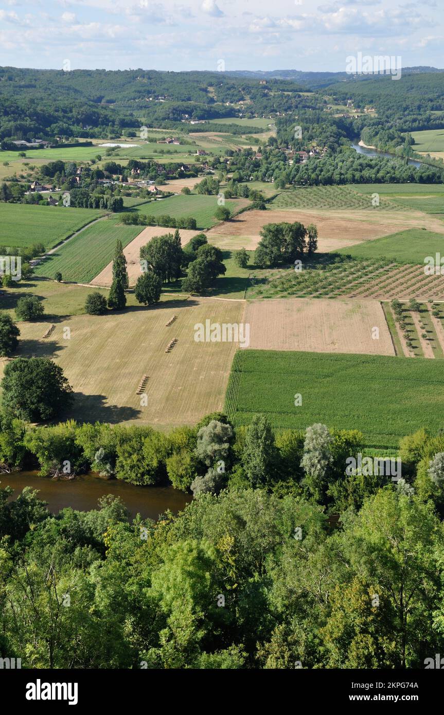 Rural landscape in Dordogne Stock Photo Alamy