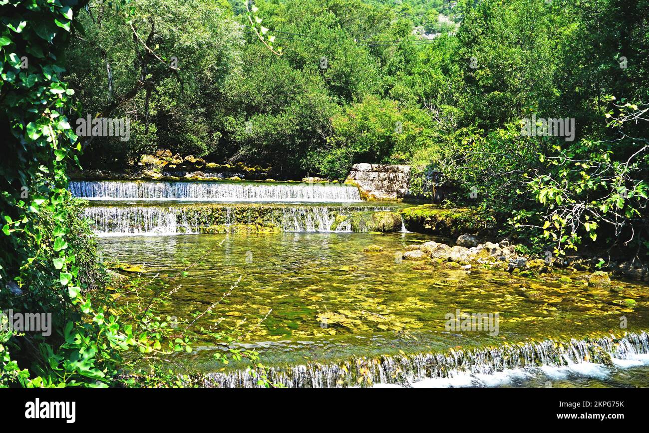 Ljuta River in Konavle, Dubrovnik region, Croatia Stock Photo - Alamy