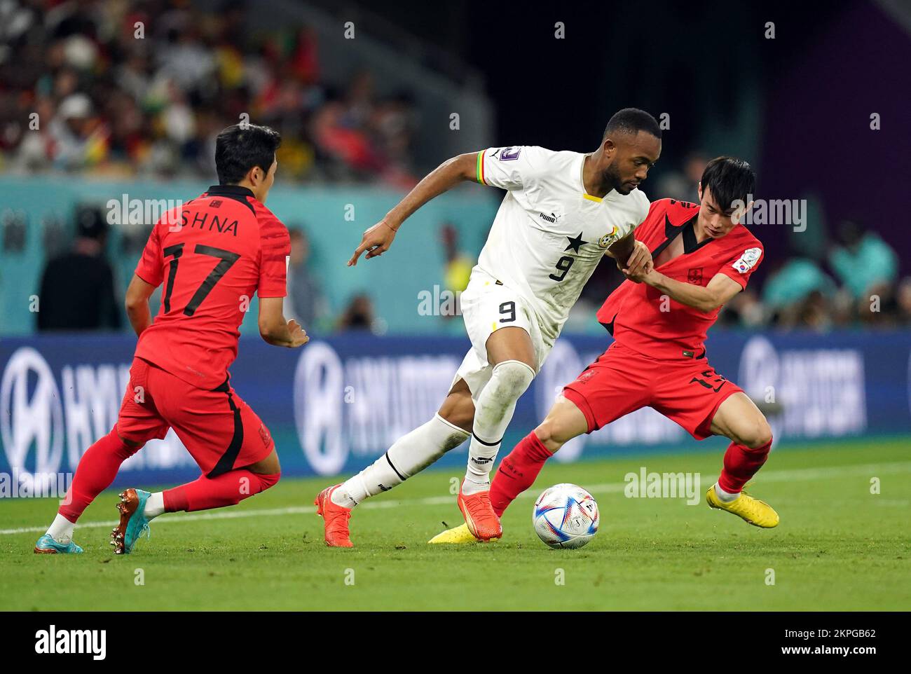 South Korea's Kim Moon-hwan during the FIFA World Cup Group H match at the Education  City Stadium, Doha, Qatar. Picture date: Thursday November 24, 2022 Stock  Photo - Alamy