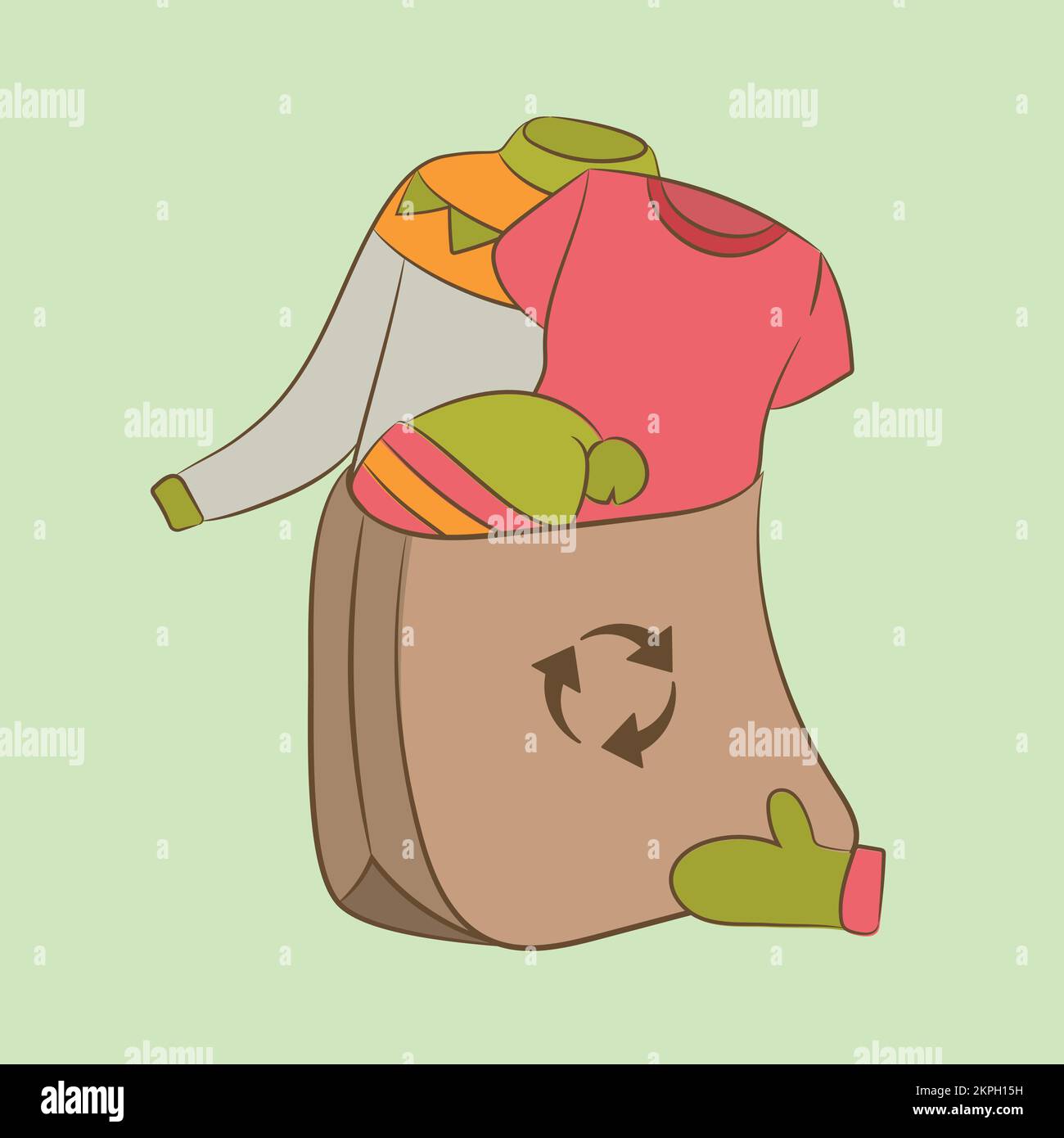 Garment waste Stock Vector Images - Alamy
