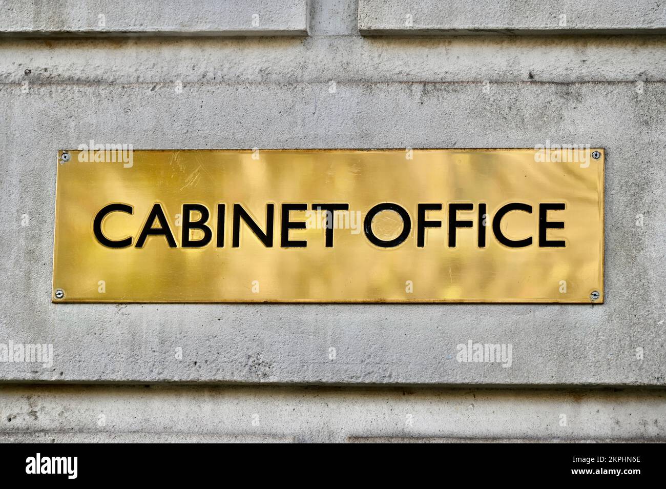 Office Sign, Whitehall, Westminster, London. UK Stock Photo Alamy