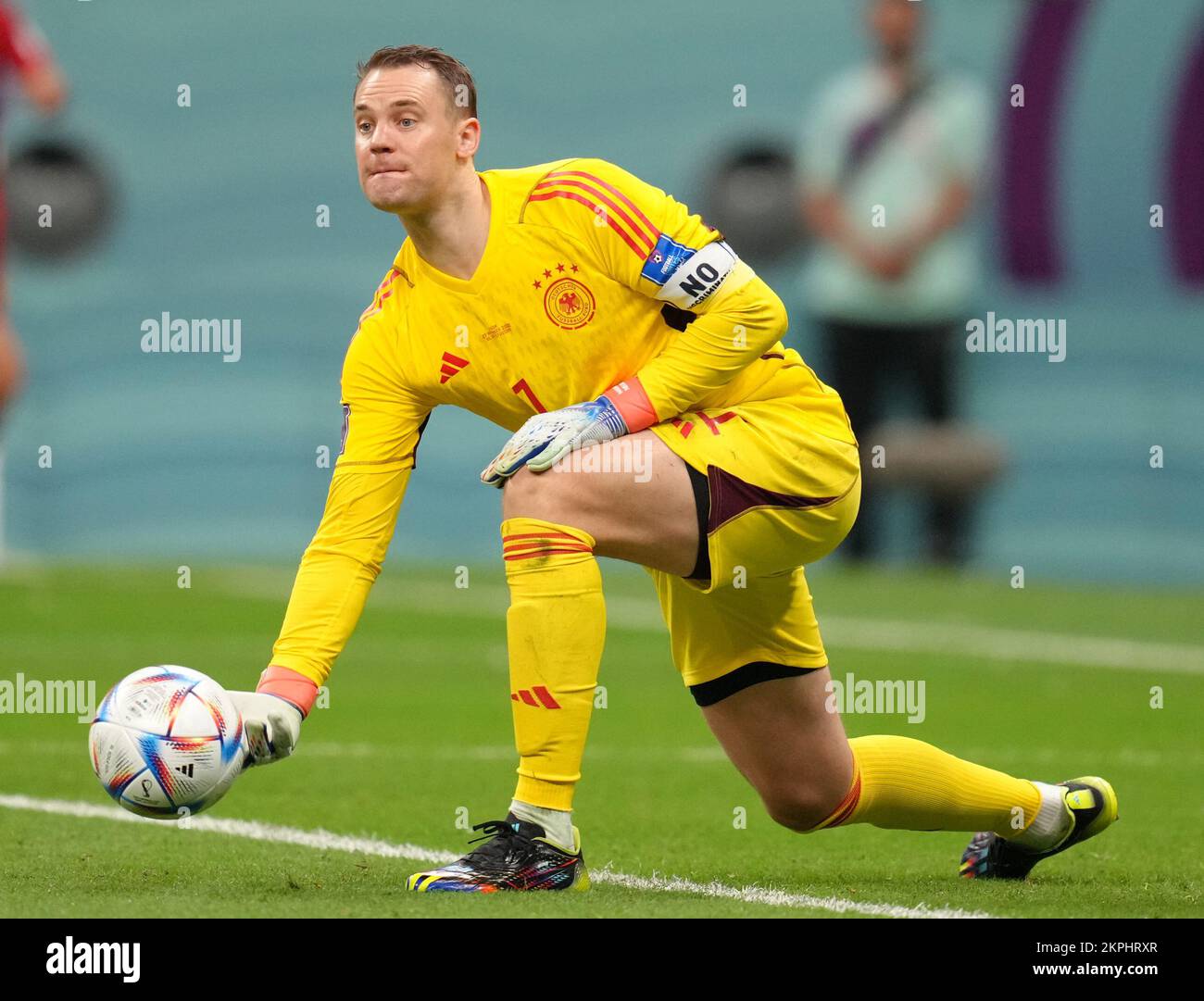 Germany goalkeeper Manuel Neuer during the FIFA World Cup Group E match