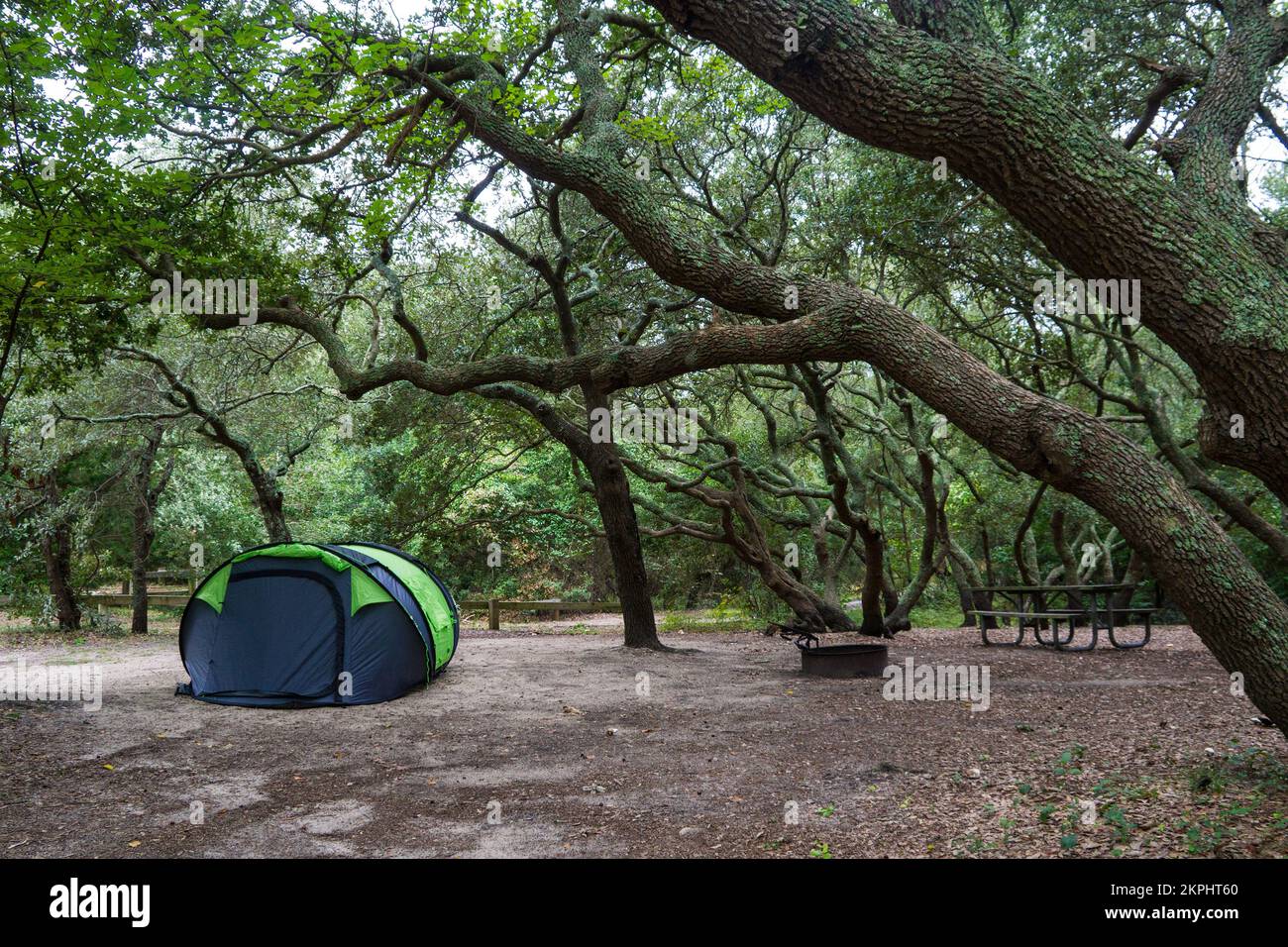 Camping in Virginia Beach Stock Photo Alamy