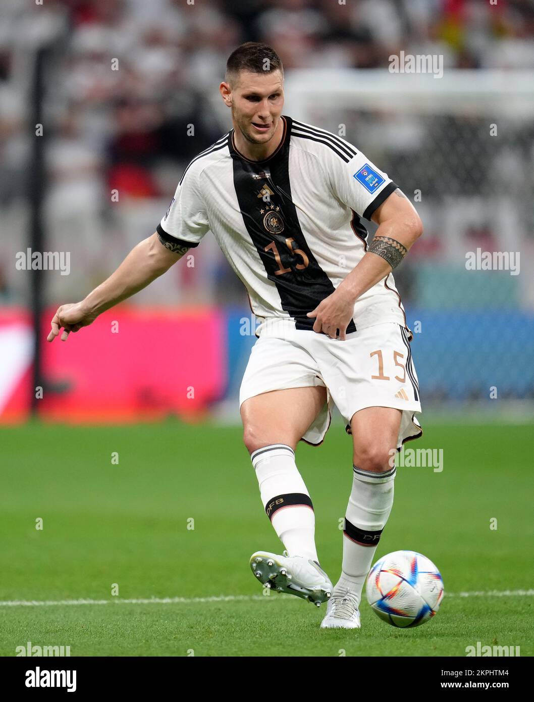 Germany #39 s Niklas Sule during the FIFA World Cup Group E match at the Al