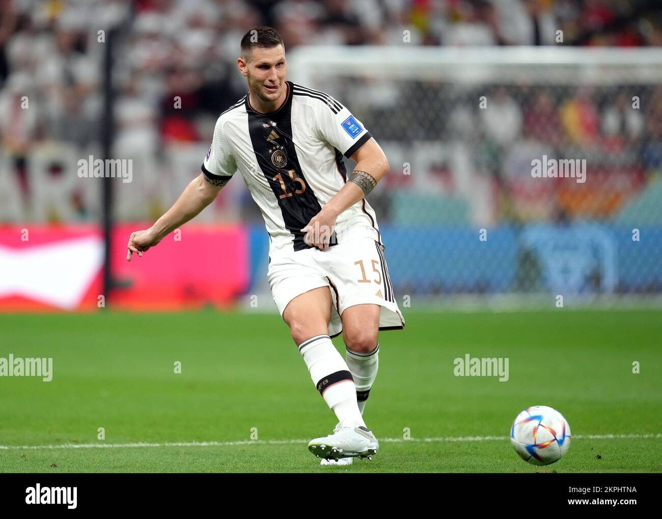 Germany #39 s Niklas Sule during the FIFA World Cup Group E match at the Al