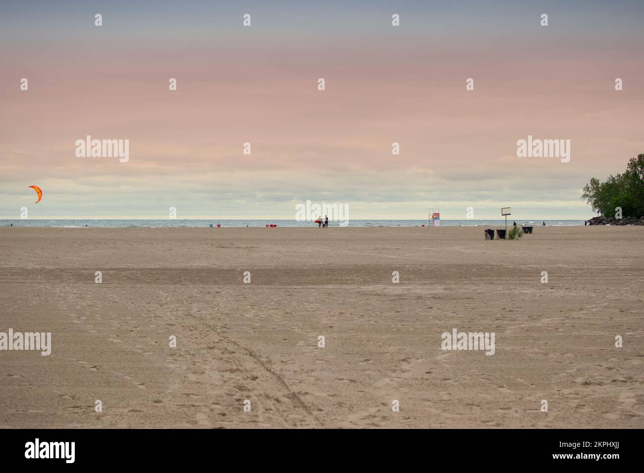 Summer sports on the beach Stock Photo