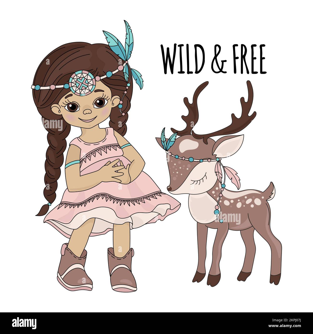 Wild Girl Clip Art
