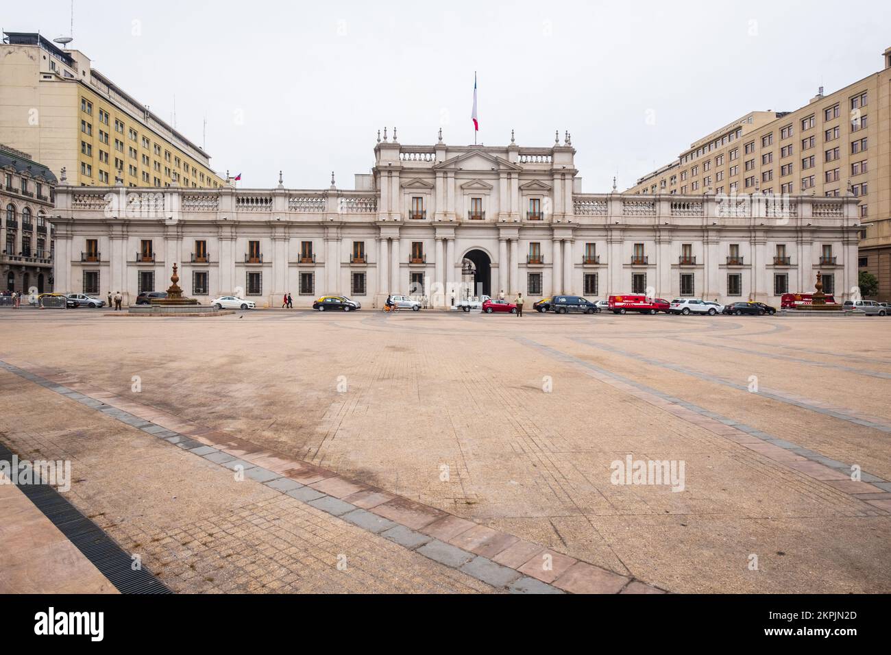 Palacio de la Moneda (La Moneda Palace) in Downtown Santiago, Chile ...
