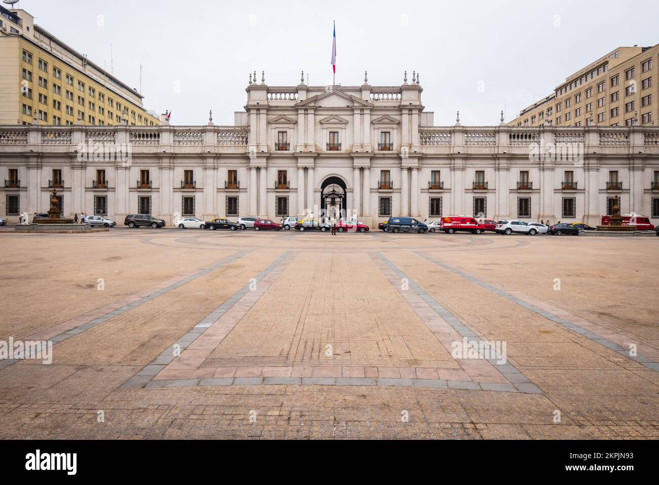 Palacio de la Moneda (La Moneda Palace) in Downtown Santiago, Chile ...