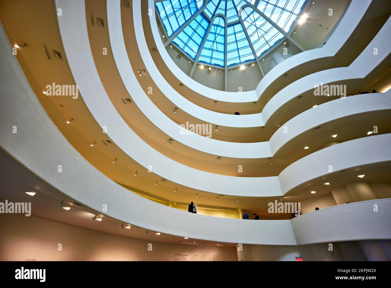 New York. Manhattan. United States. Solomon R. Guggenheim Museum Stock ...