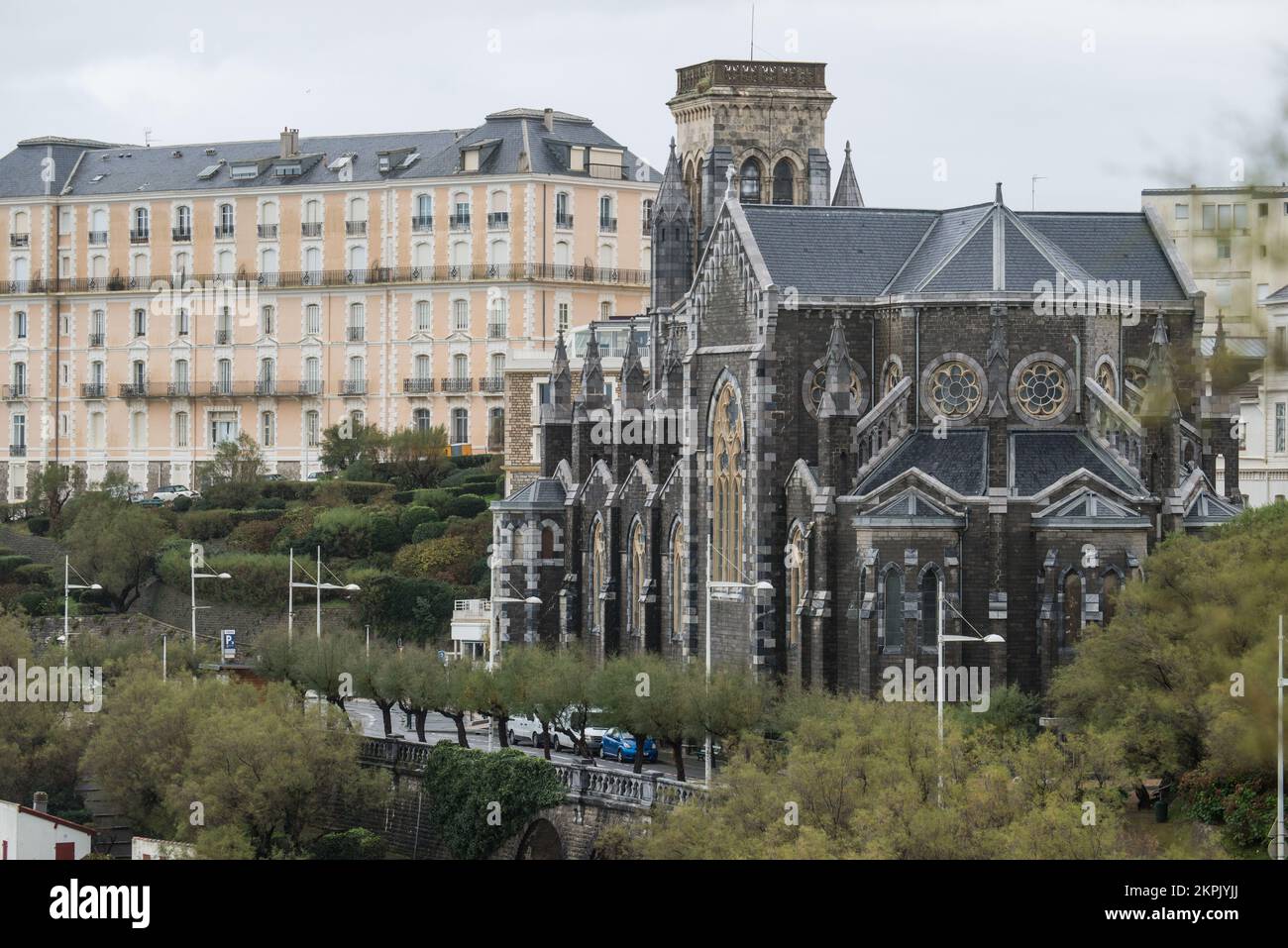 Sainte Eugenie cathedral, Biarritz, France Stock Photo Alamy
