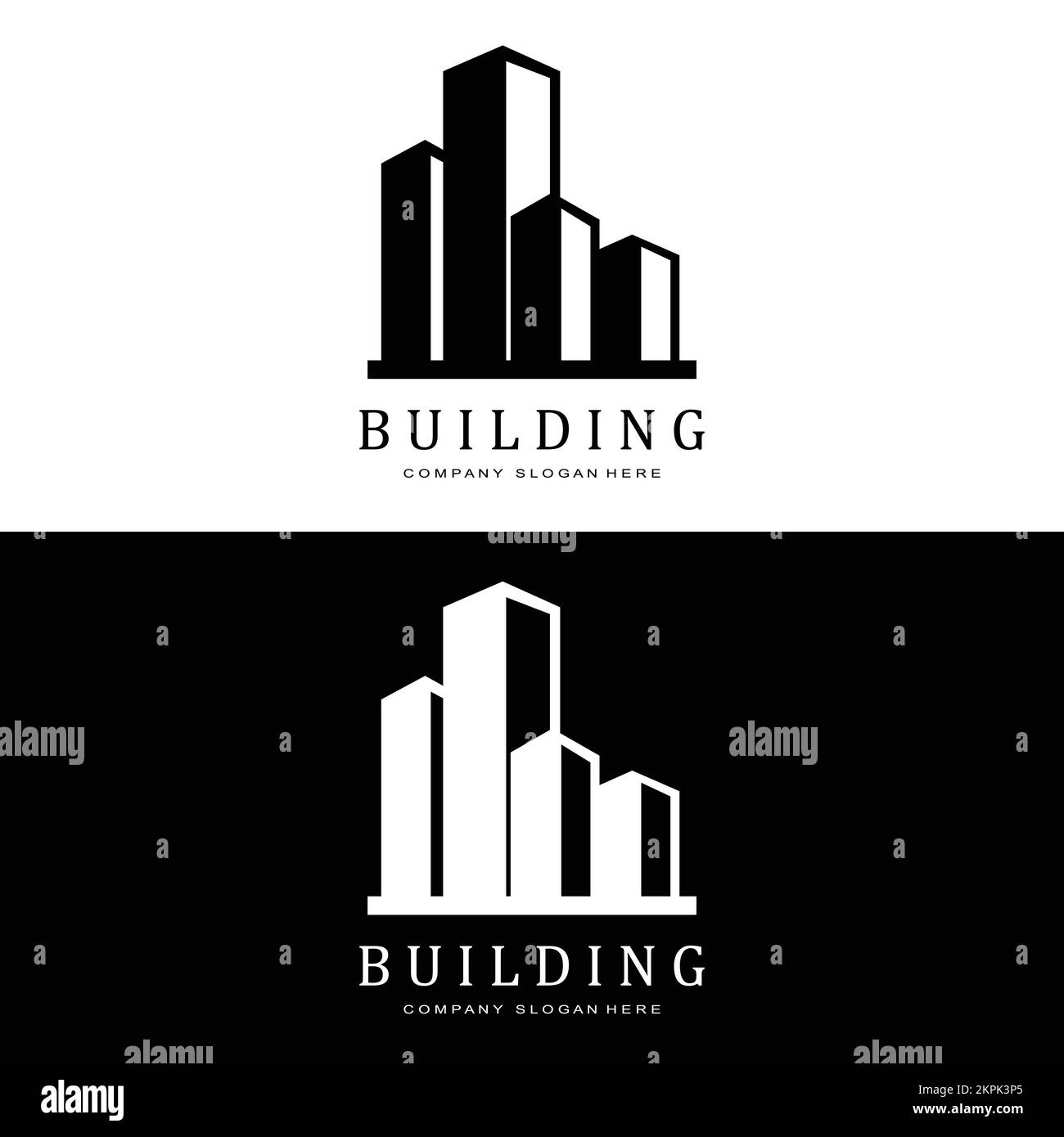 Building Logo, Residential Architect Vector, Design Suitable For Building Construction