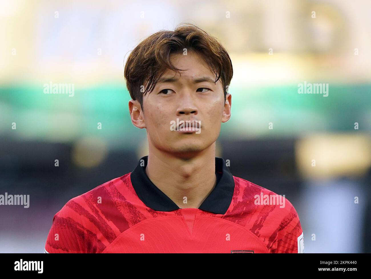 South Korea's Kim Jin-su during the FIFA World Cup Group H match at the Education City Stadium in Al-Rayyan, Qatar. Picture date: Monday November 28, 2022. Stock Photo
