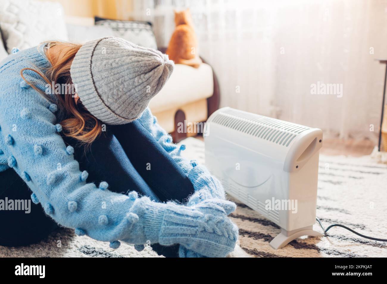 Expensive electricity. High prices for heating. Using heater at home in