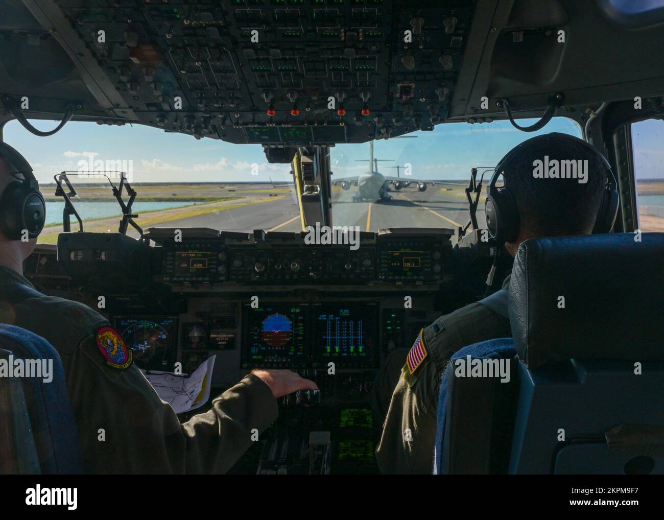 Marcus Prior U.S. Air Force Major Jeremy Smith, 535th Airlift Squadron pilot, left ...