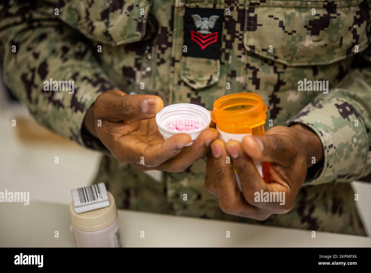 U.S. Navy Medical Corpsman 1st Class Daniel Doe, pharmacy outpatient ...