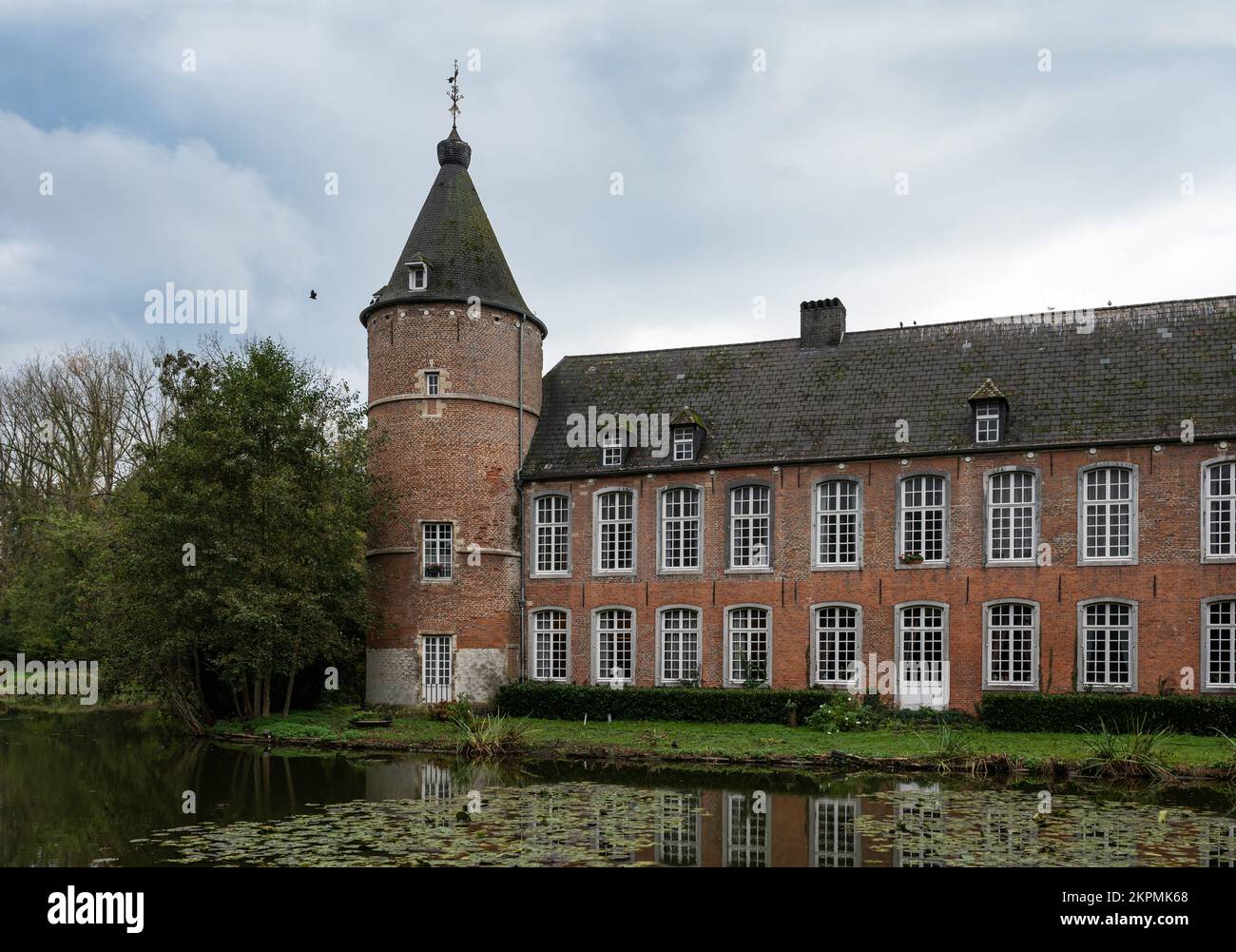 Ternat, Flemish Brabant Region, Belgium, 11 04 2022 - Tower And Facade ...