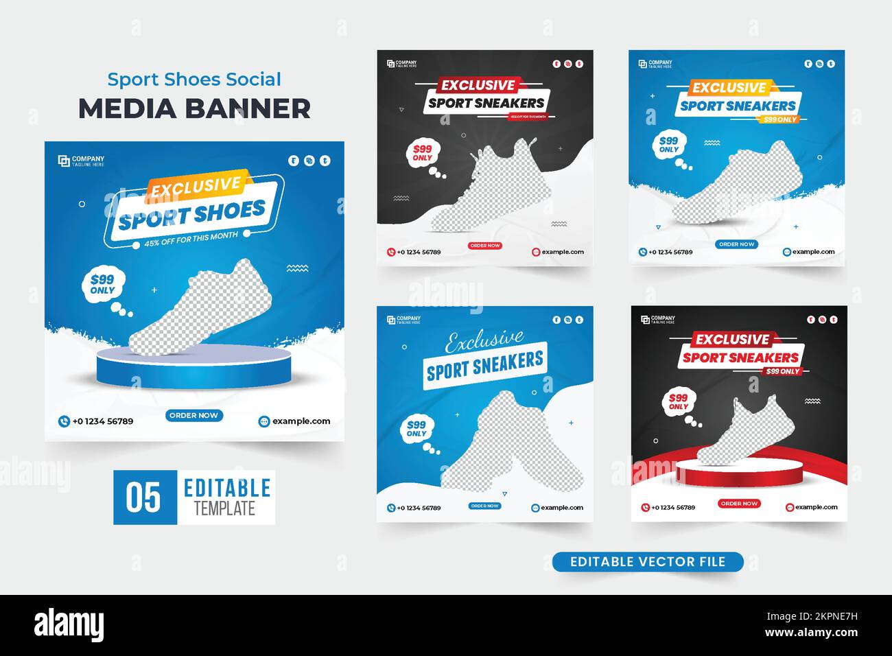 Sports shoe social media post vector vectors hi-res stock photography ...