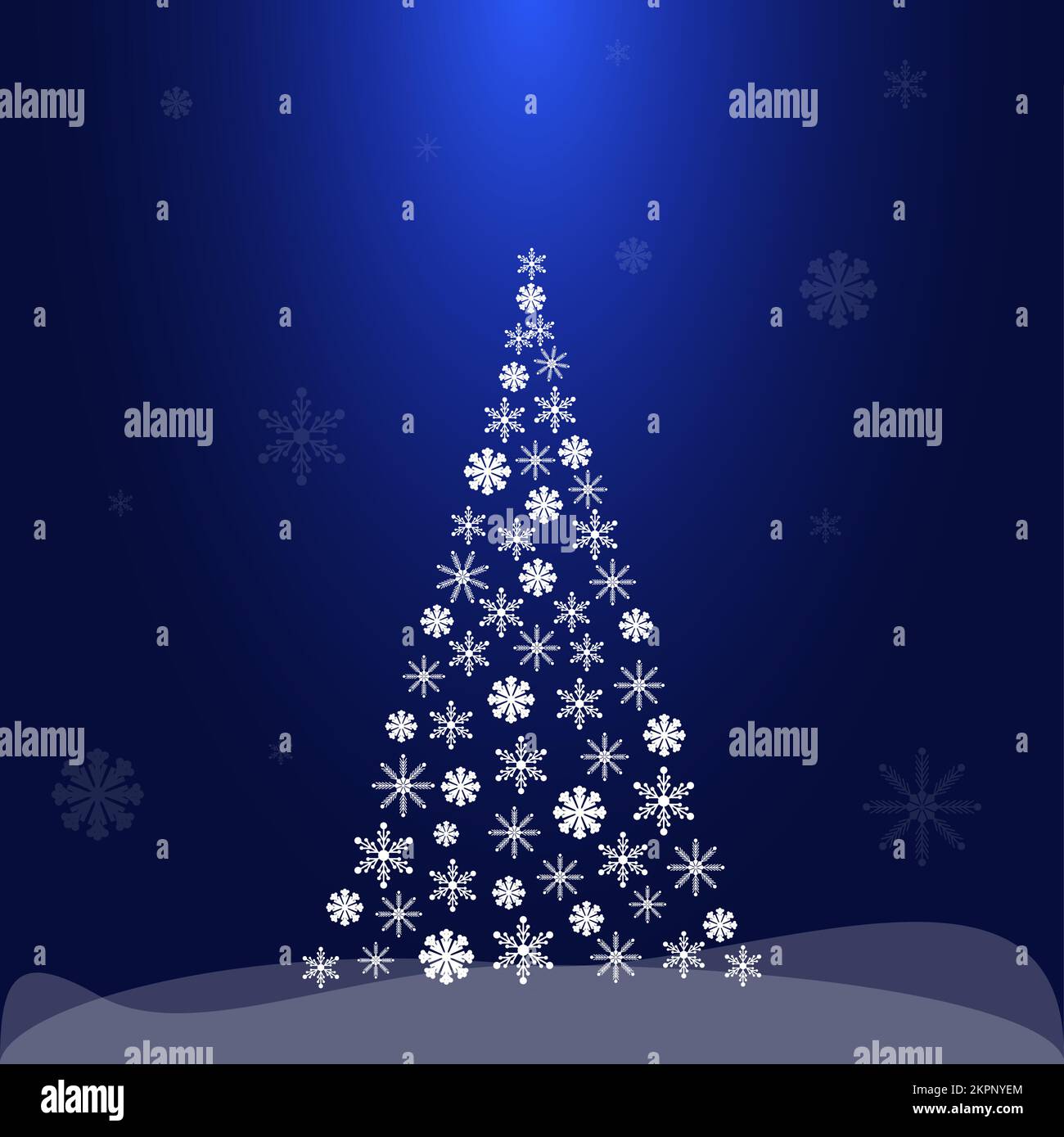 Christmas background with Christmas tree. Vector illustration Stock ...