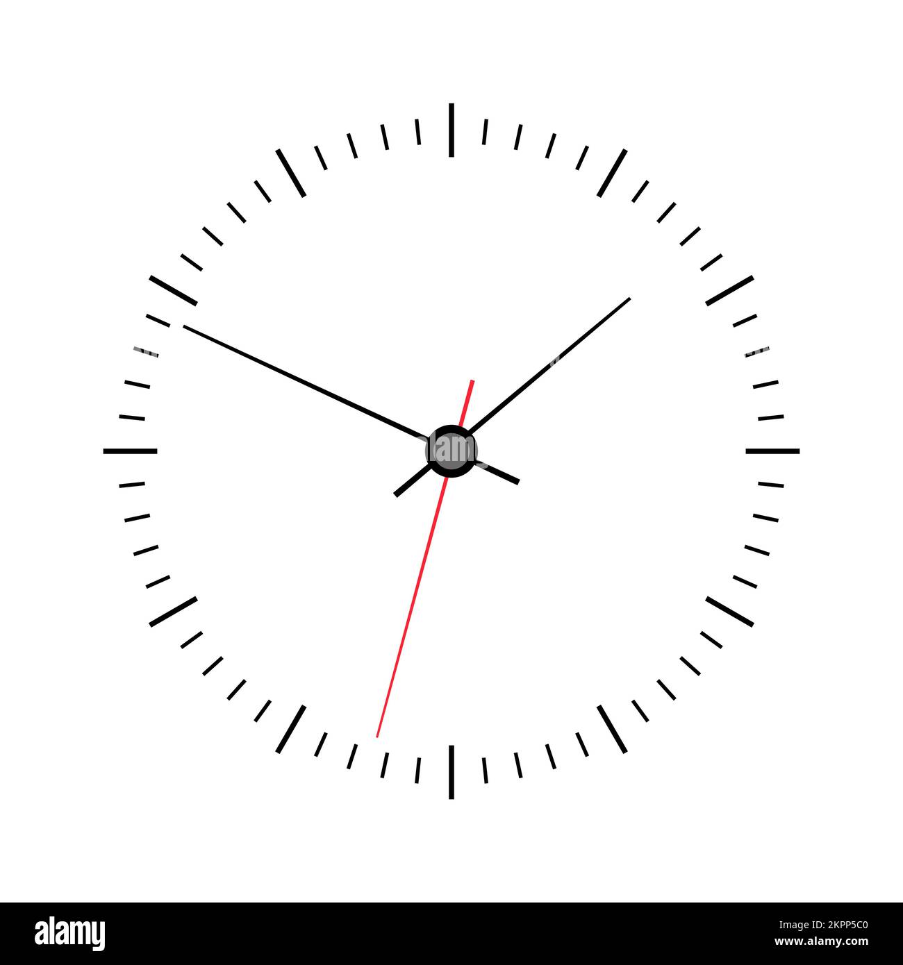 Vector clock face isolated on white background Stock Vector Image & Art