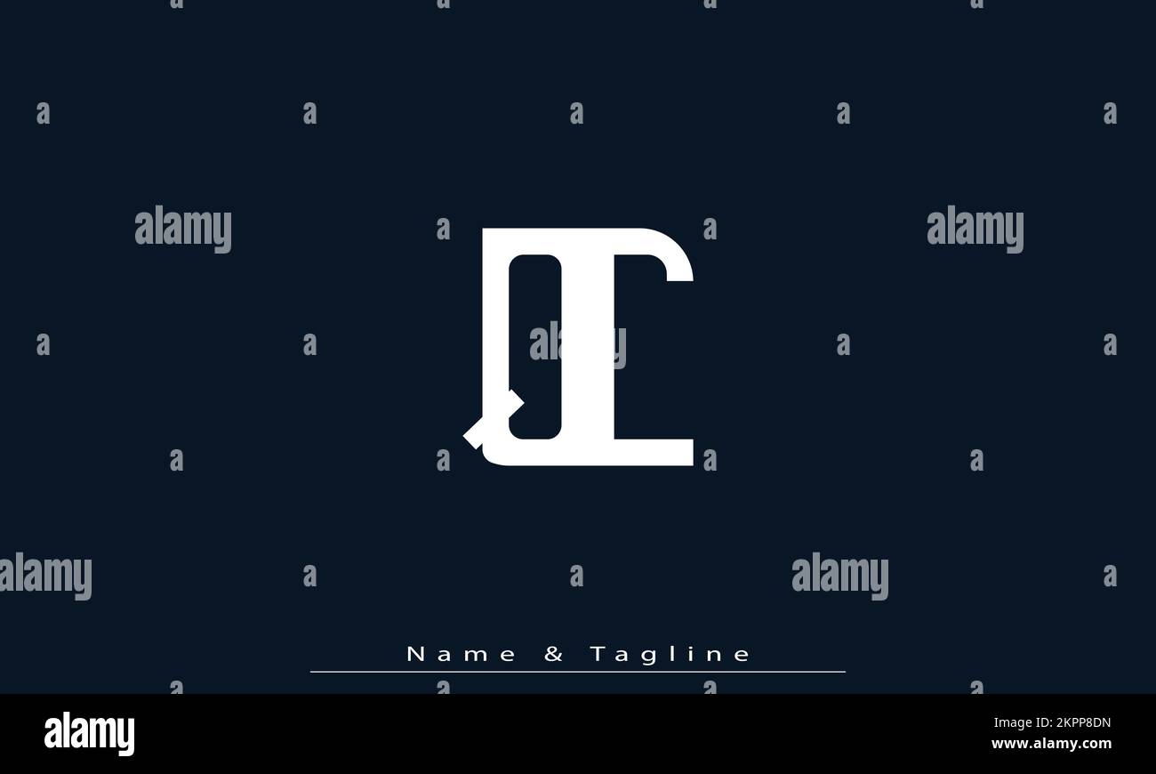 Alphabet letters Initials Monogram logo QC , CQ Stock Vector