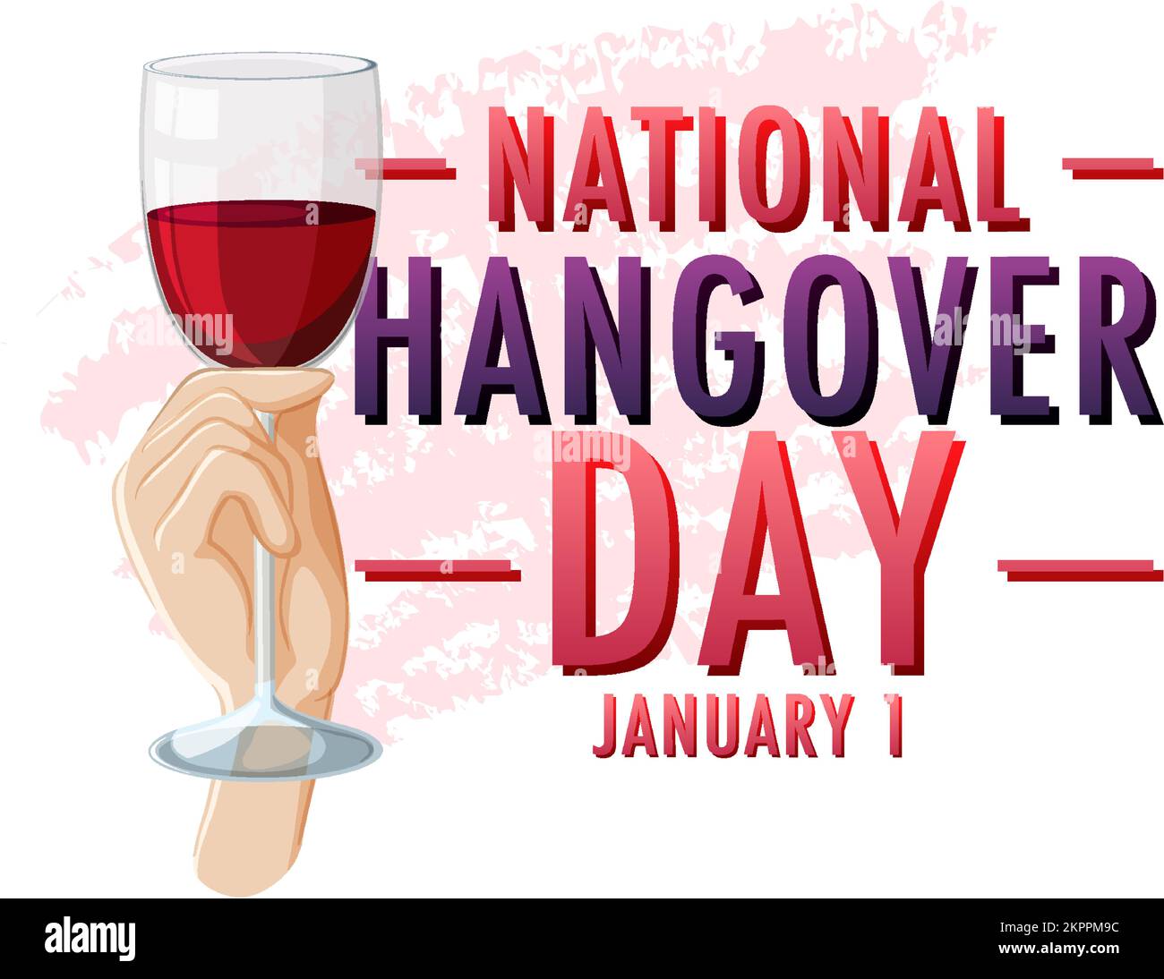 National Hangover Day Banner Design illustration Stock Vector Image & Art Alamy