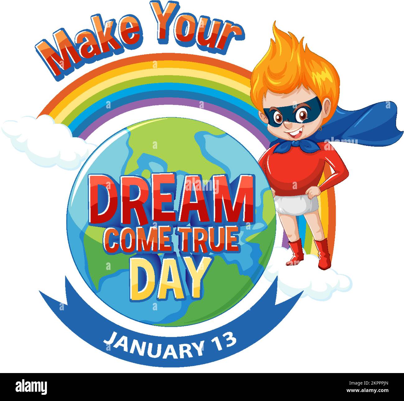 Make Your Dreams Come True Banner Design Illustration Stock Vector Image And Art Alamy