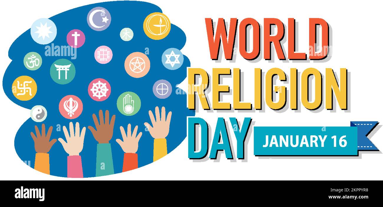 World religion day banner design illustration Stock Vector Image & Art