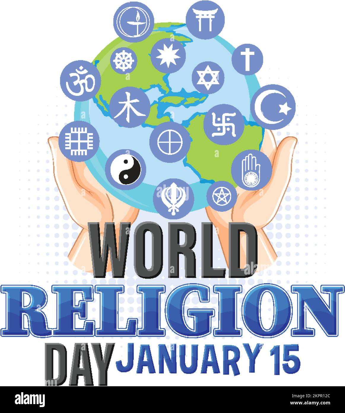 World Religion Day Banner Design illustration Stock Vector Image & Art