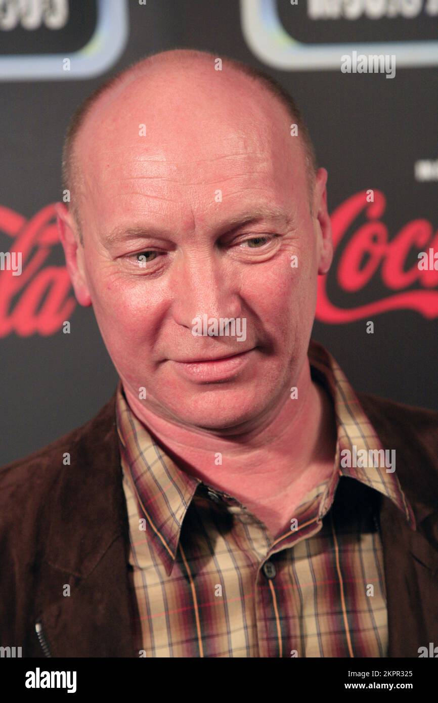 Legendary rock band manager Marus Russell (Oasis manager since 1993), at the Popfactory Awards in the Coal Exchange in Cardiff, November 30 2006. Photograph © ROB WATKINS Stock Photo