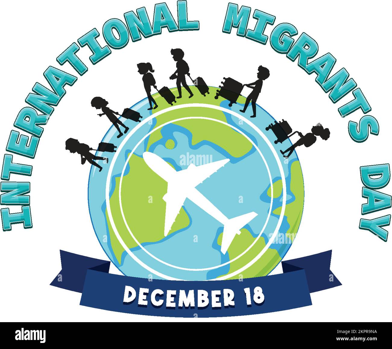 International Migrants Day Banner Design illustration Stock Vector ...