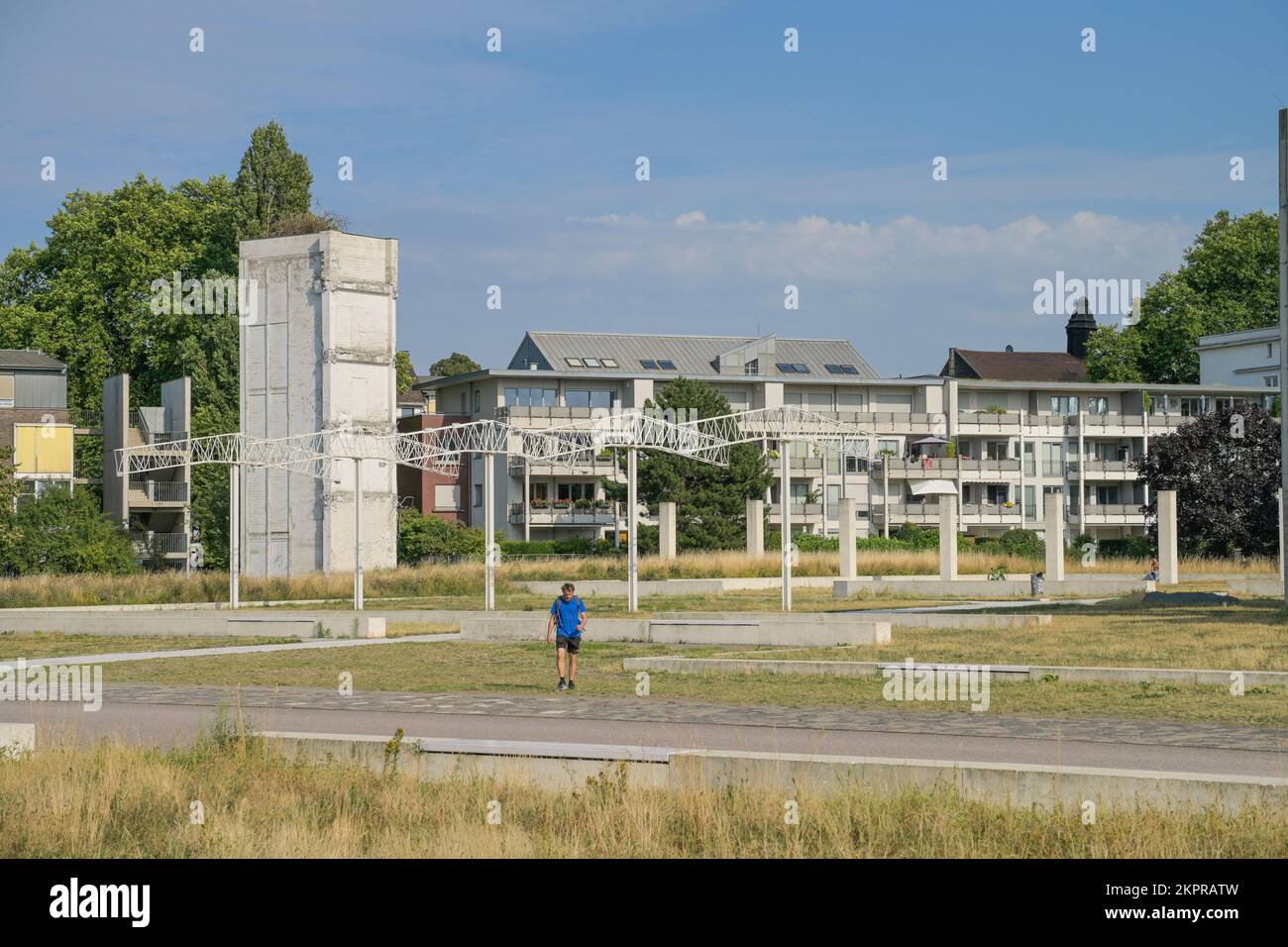 Ludwigsturm, Garten der Erinnerung, Altstadtpark, Duisburg, Nordrhein