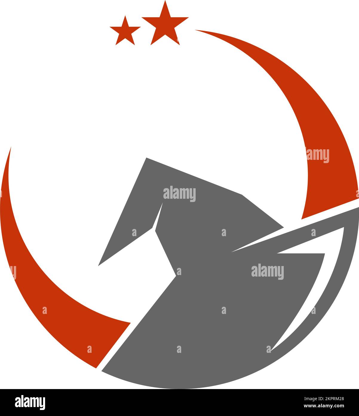 Witch, witch hat  logo icon design illustration Stock Vector