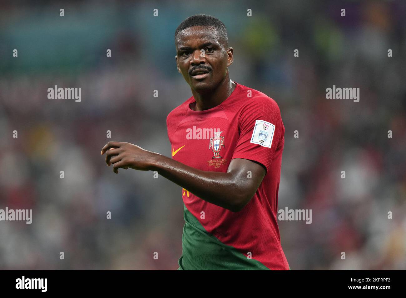 Lusail, Qatar. 28th Nov, 2022. William Carvalho of Portugal during the FIFA World Cup Qatar 2022 match, Group H, between Portugal and Uruguay played at Lusail Stadium on Nov 28, 2022 in Lusail, Qatar. (Photo by Bagu Blanco/PRESSIN) Credit: Sipa USA/Alamy Live News Stock Photo