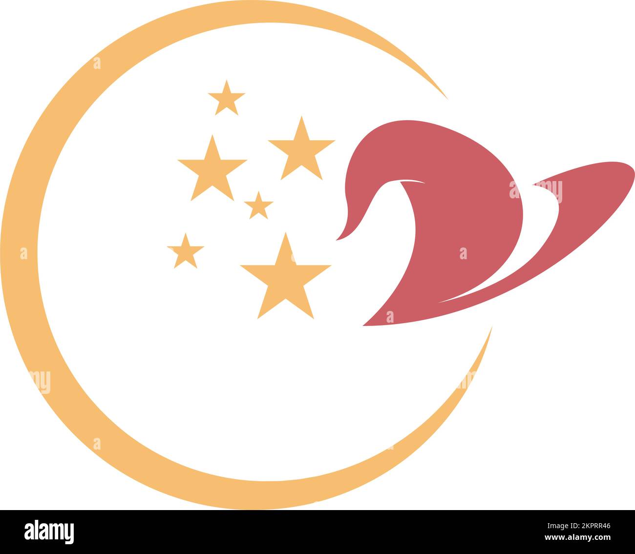 Witch, witch hat  logo icon design illustration Stock Vector