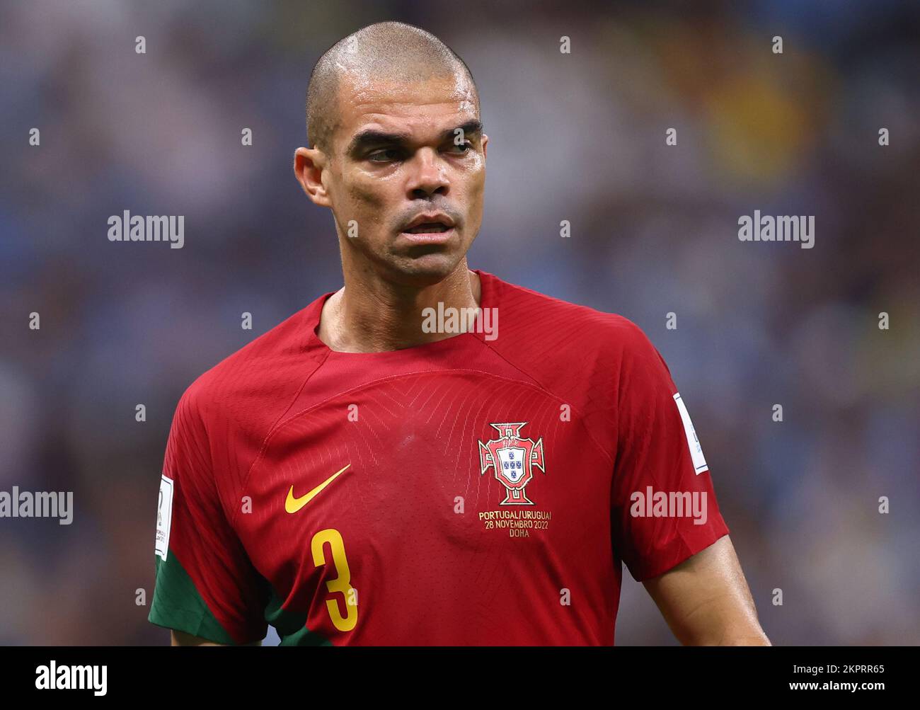 Doha, Qatar, 28th November 2022. Pepe of Portugal  during the FIFA World Cup 2022 match at Lusail Stadium, Doha. Picture credit should read: David Klein / Sportimage Stock Photo