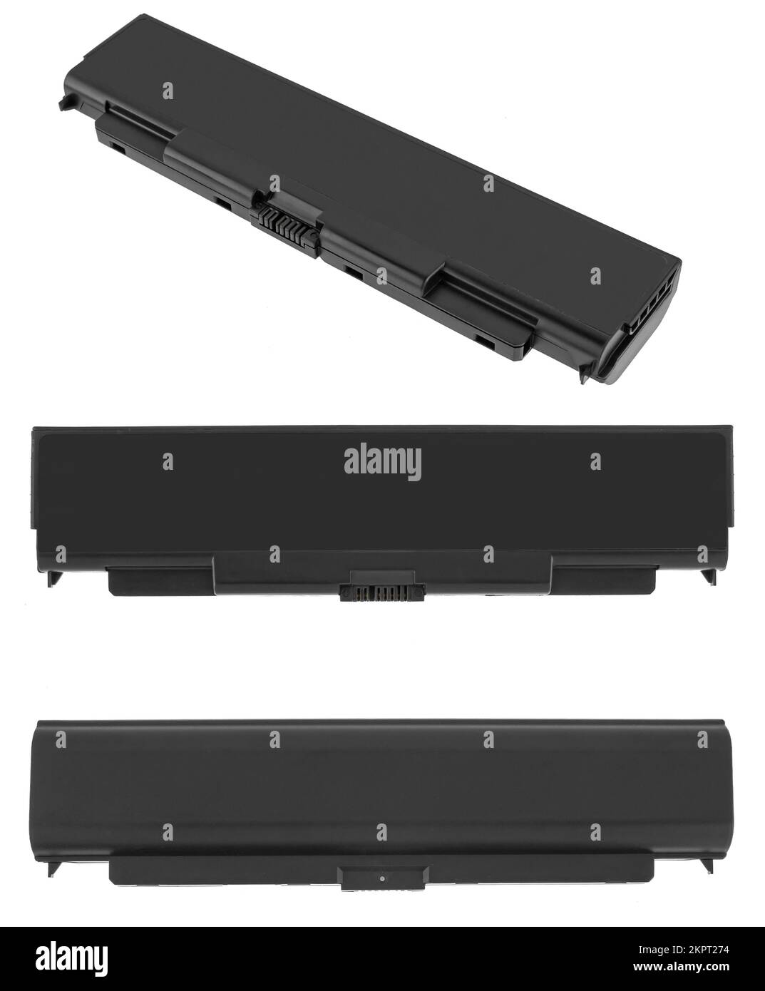 battery for a laptop, a spare part for a computer, on a white ...