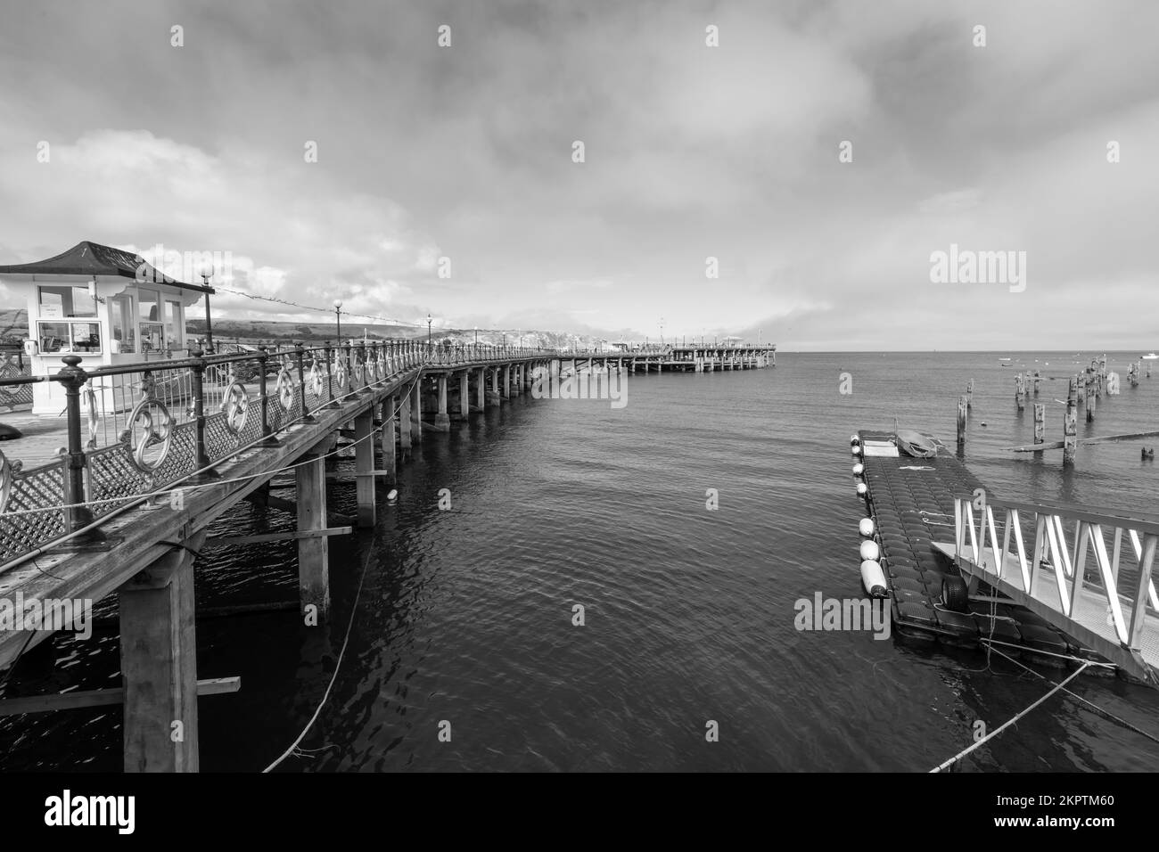 Swanage pier in Dorset Stock Photo Alamy